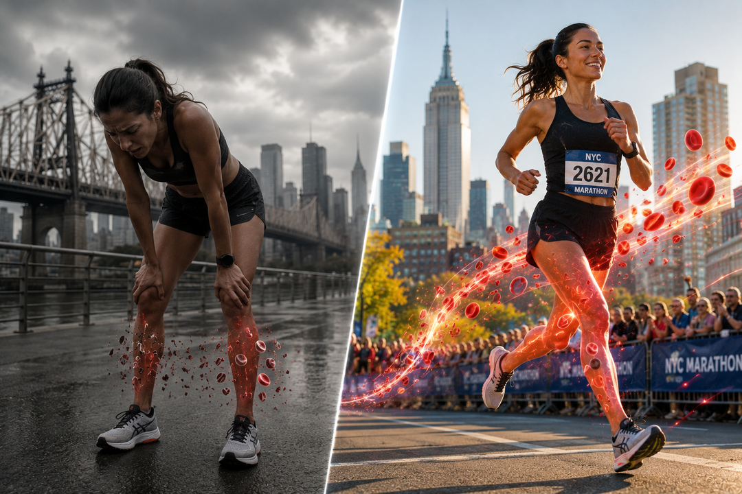 Foot Strike Hemolysis: IV Iron for NYC Runners — Beat Sports Anemia Before Race Season