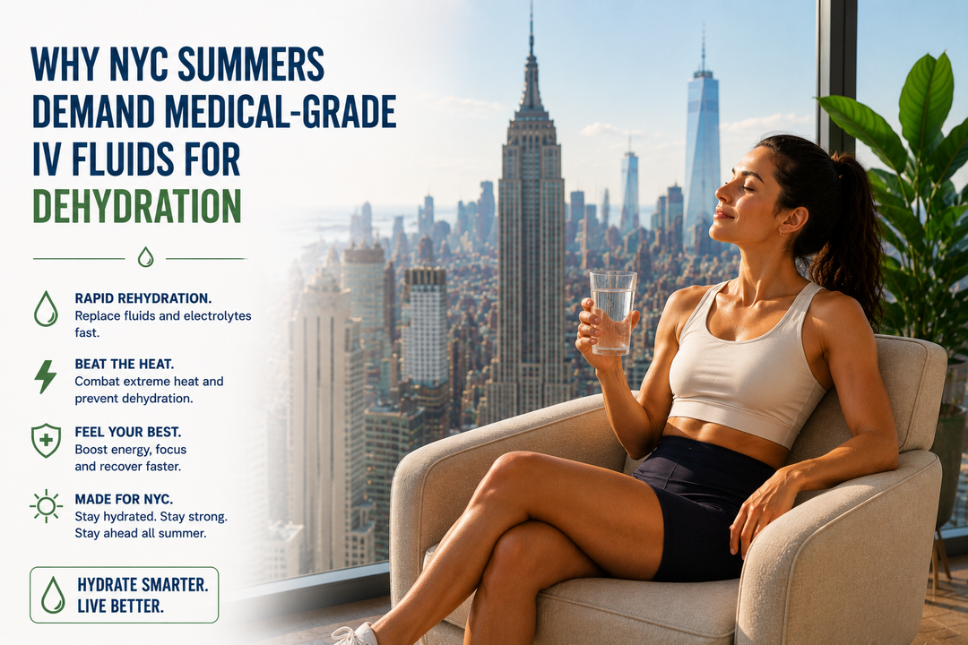 Why NYC Summers Demand Medical-Grade IV Fluids for Dehydration